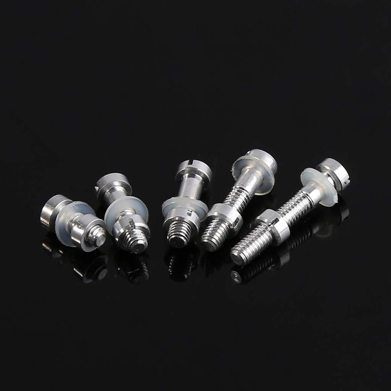 5Pcs M2.5 Screws Bolt Nut Washers Set Turntable Headshell Cartridge Stylus Mounting Vinyl LP Record Player