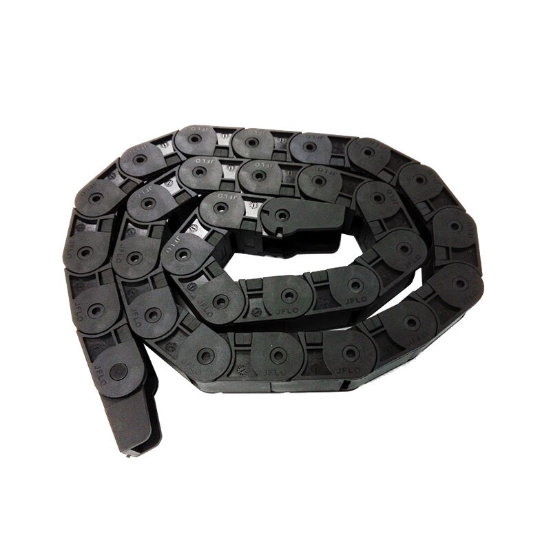 Jflo 1 meter 18 x 18mm tråd bärarkabel dragkedja halvsluten inuti öppnings draglina cnc router verktygsmaskiner