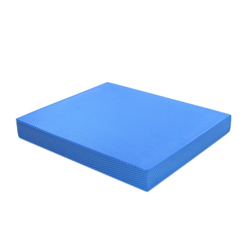 Elos-tpe-verdickte balancematte mit flacher unterstützung für knöchelrehabilitation und gleichgewichtstraining, geeignet für yoga, fitness und training: Blau