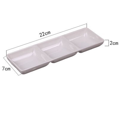 Imitatie Keramische Kleur Palet Aquarel Gouache Palet Anti-Val En Te Reinigen Speciale Voor Schilderen: Three grid