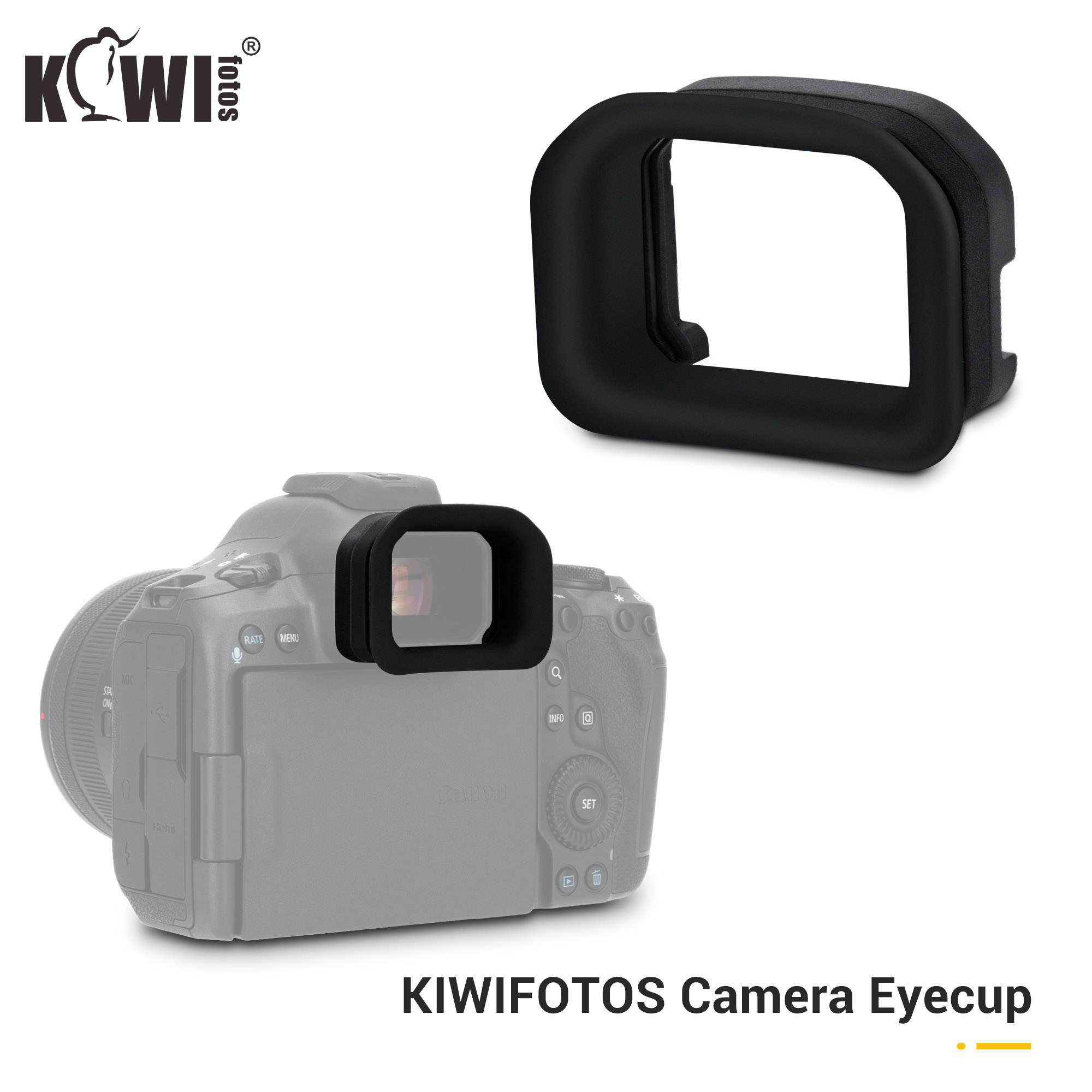 EOS R5 Mark II Oogschelp Oculair Zacht Silicium Uitgebreide Camera Oogschelp Voor Canon EOS R5 Mark II Mirrorless Camera's