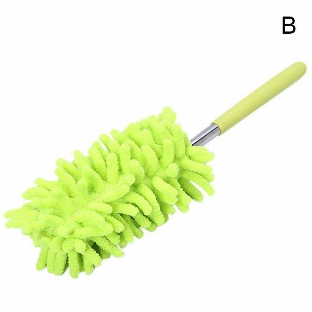 Telescopic Microfiber Dust Collector House Cleaning Feather Scalable Duster Dust Microfiber Tabletop Chenille Brush Cleanin F5M8: Cleaner B