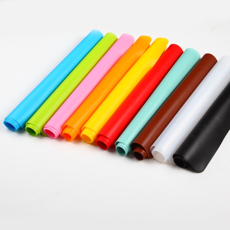Tapis épaississant en silicone anti adhésif, planche à rouler, cuisson, pâte de farine feuille de table, outils de cuisine