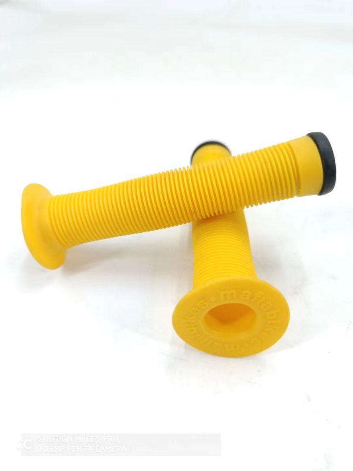 Bmx aperto de borracha macia para venda: YELLOW