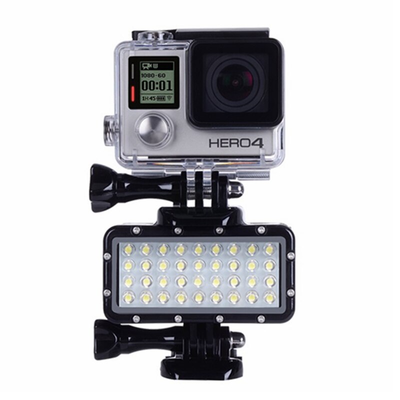 Nyeste til gopro dykkerlys 36/84 lampekugler led vandtæt fotografering fyld lys til insta 360 one r gopro hero 9 8 7 6 5 slr