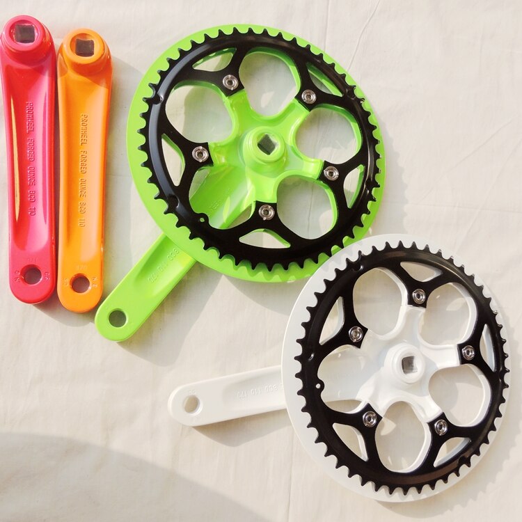Prowheel Hao Meng 48 tooth 170mm variable speed folding bicycle sprocket wheel aluminum alloy 110BCD square hole