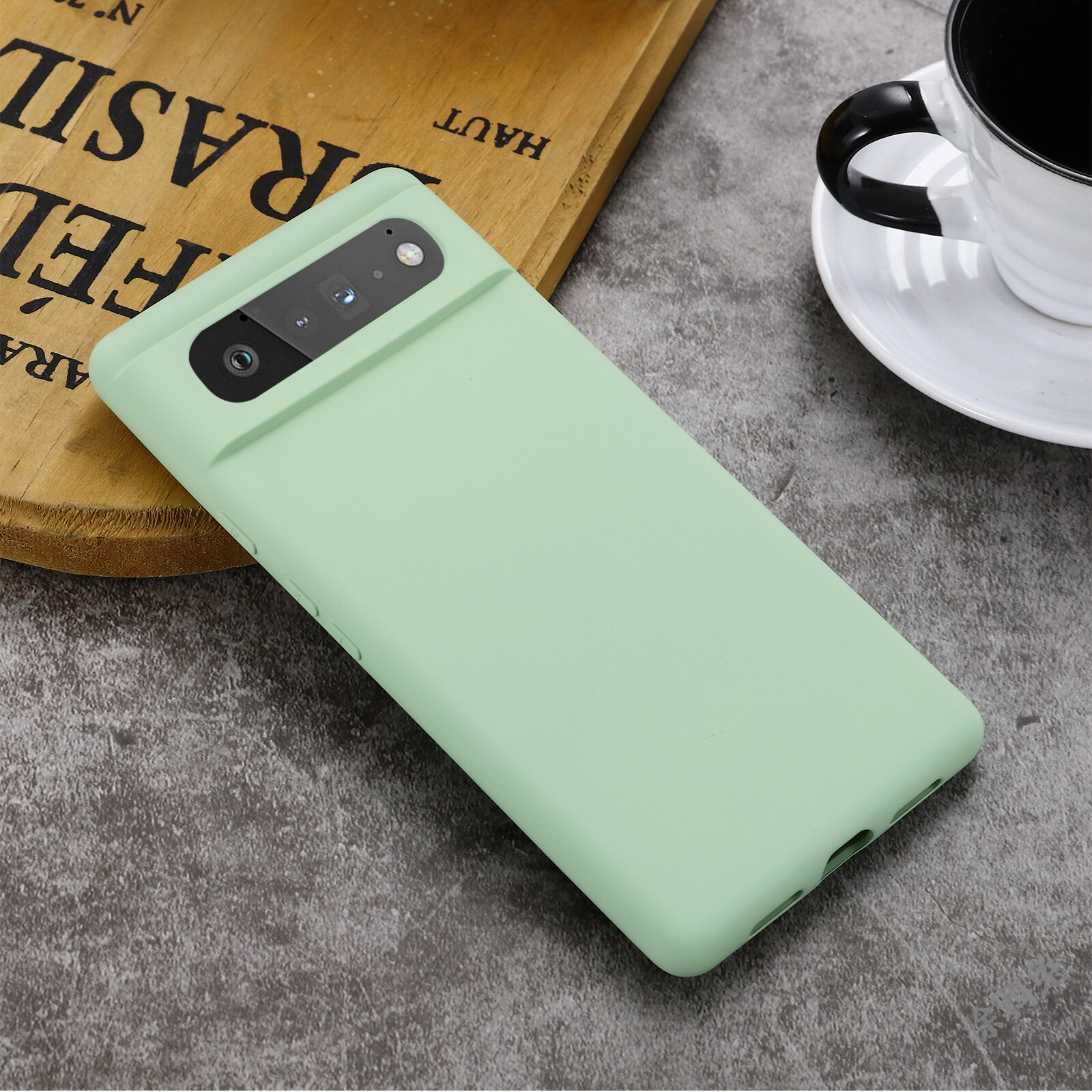 Vloeibare Siliconen Case Voor Google Pixel 6 Pro Soft Gel Rubber Beschermhoes Pixel6: Pixel 6 PRO / Z3