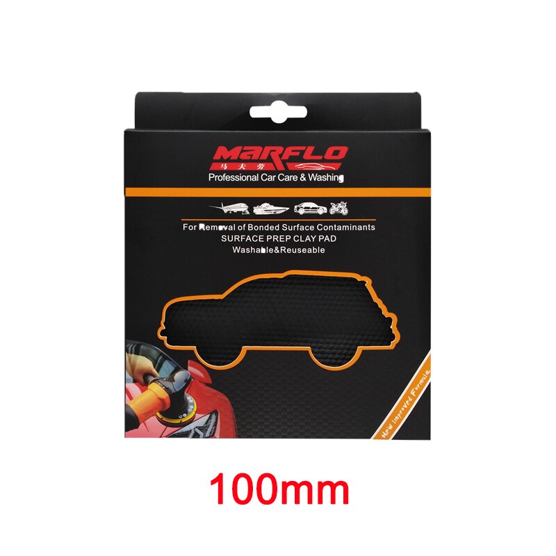 Car Clean Magic Clay Pad Fine Auto Cleaning Polishing Sponge pad Wax Applicator Paint Repair Auto Skin MARFLO by Brilliatech: 100mm
