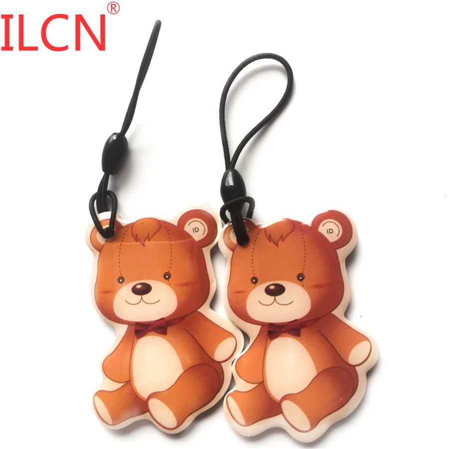 125Khz ID Blank Card Copy Clone Rewritable Access Control Card Waterproof Keychain RFID Proximity EM4305 T5577 Keyfob 1pcs