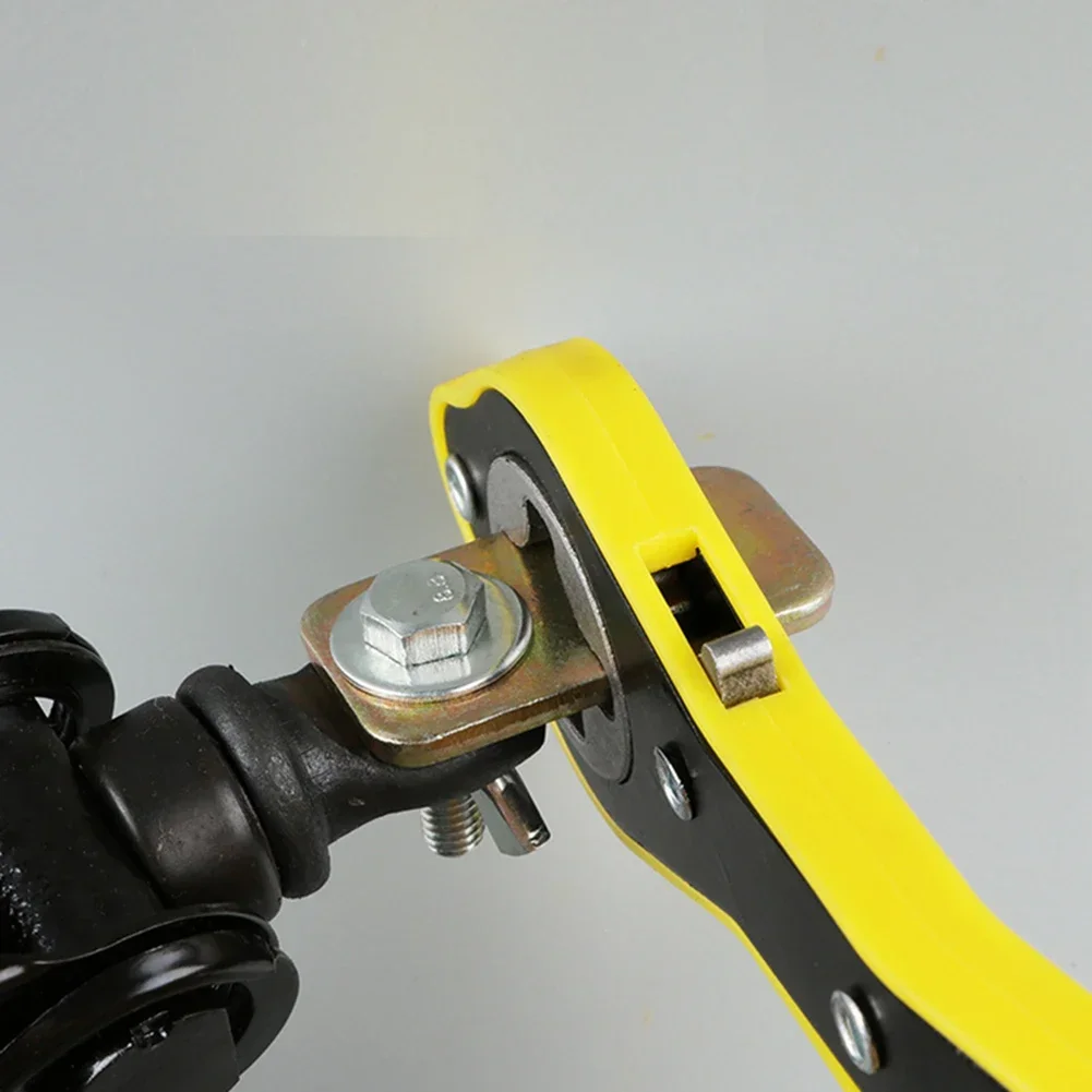 Auto Risparmio di Lavoro Martinetti Chiave A Cricchetto Scissor Jack Garage Pneumatico Ruota Lug Chiave Maniglia Risparmio di Lavoro Chiave Strumenti di Riparazione Auto