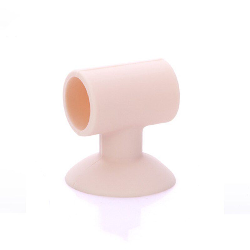 Tope de puerta de goma, Protector de pared, pomo Protector de puerta, rieles de choque, alfombrilla silenciosa para pared detrás de la puerta, almohadilla de choque silenciosa al tacto a prueba de golpes: Pink