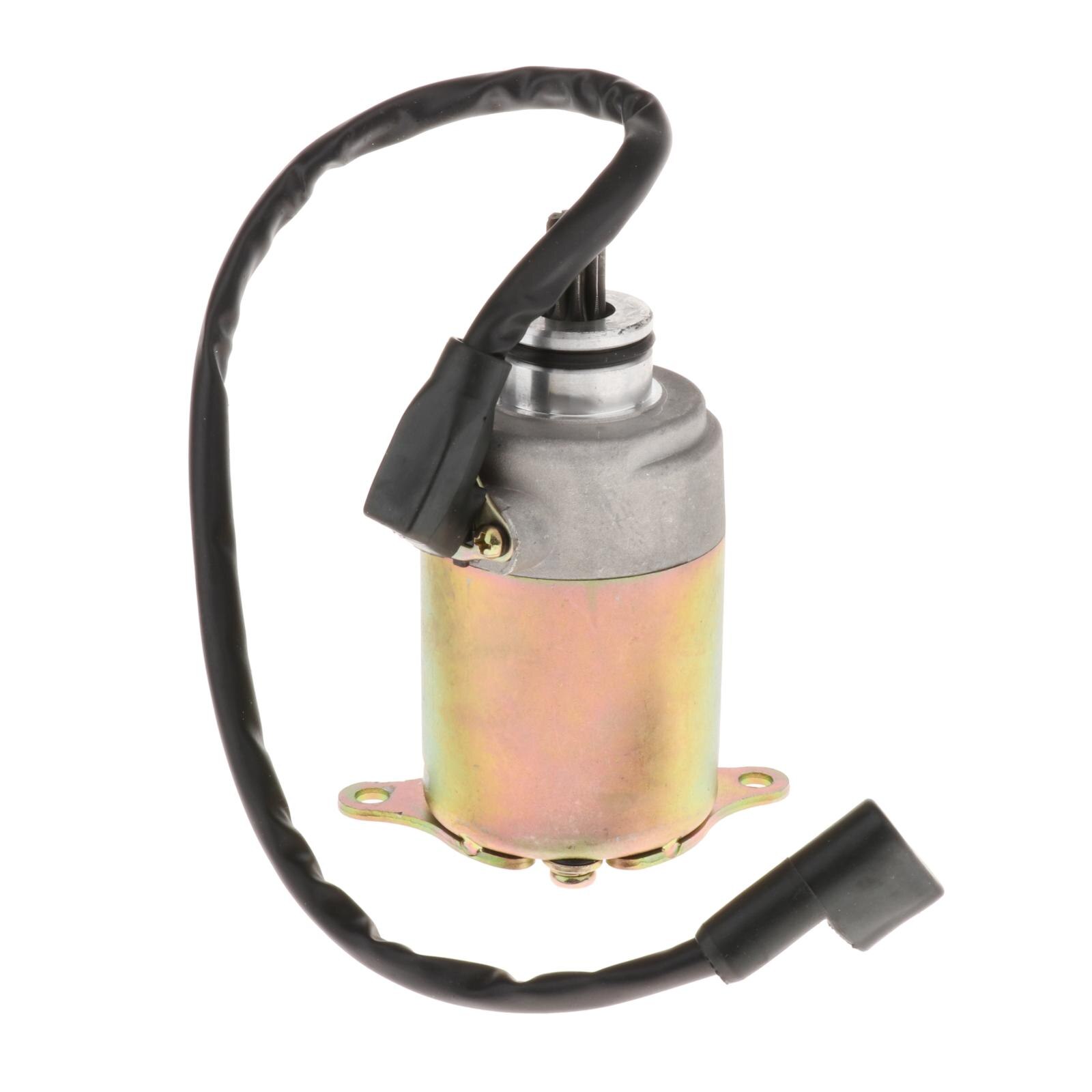 9 Tooth Electric Starter Motor for GY6 150cc Engine ATV, made of material,Easy to Install