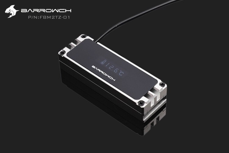 Barrowch – disque dur M.2 à affichage numérique, Kit de refroidissement, pour Type M2 SSD, spécification FBM2TZ-01, 2280/22110