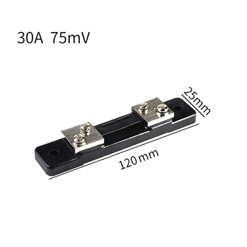 FL-2 DC Current Shunt 10/15/20/30/50A 75mV Shunt Resistor for DC Current Meter Ammeter 32CC
