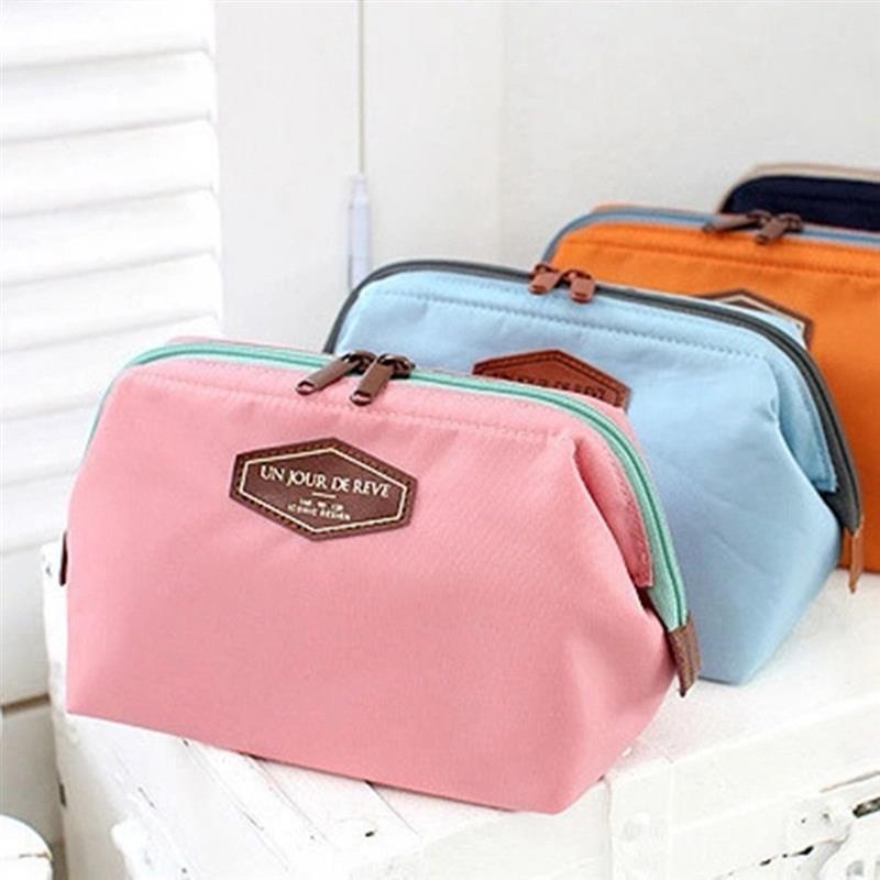 Lässig Frauen machen-hoch Tasche Kosmetik Tasche Kupplung Handtasche Geldbörsen fallen Schönheit Kosmetik Tasche Veranstalter machen-hoch Tasche Für Reise