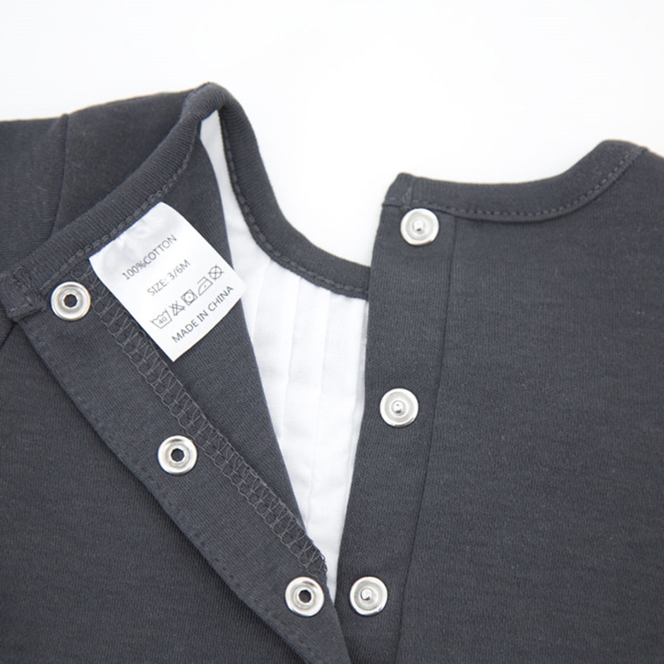 Kavkas Baby Bodysuits Spring Autumn Season Newborn Baby Clothing Gentleman Tie Baby Boy One Piece Jumpsuits Roupa De Clothes