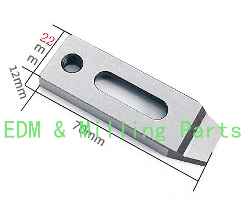 2pcs Wire EDM Stainless Jig Holder For Clamping 70x22x12mm Or 70x22x8mm M8 Thread CNC Machine Part