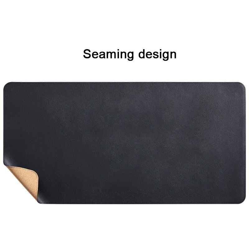 Alfombrilla de ratón de corcho Natural suave, alfombrilla de escritorio antiincrustante de PVC, impermeable, para teclado XXL, para escritorio de escritura,