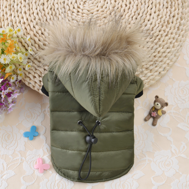 Abrigo para perro, chaqueta para perro pequeño, resistente al viento, cálido, acolchado, Sudadera con capucha, traje para la nieve, ropa de invierno para perro, cachorro, Chihuahua, Yorkie: XL / Negro