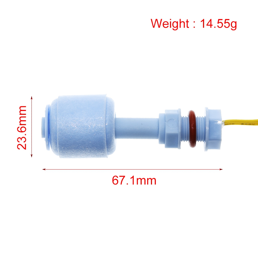 Tzt 52Mm Pp Liquid Water Level Sensor Horizontale Vlotterschakelaar Down Voor Arduino