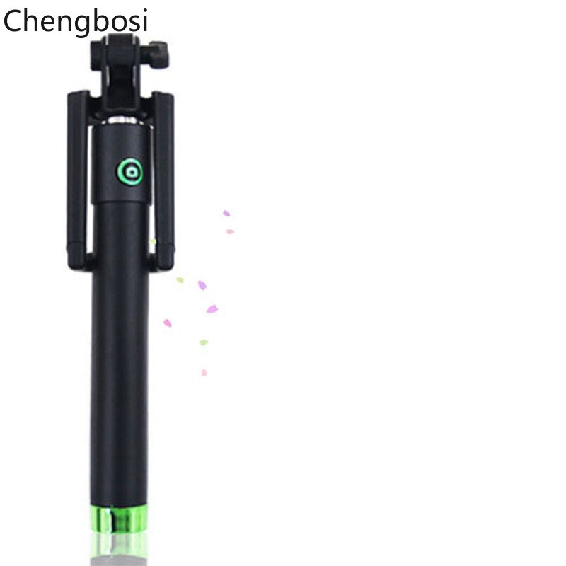 Wired Handheld Universele Monopod Uitschuifbare Selfie Stick Zelfontspanner Mini Draagbare Voor Iphone Sumsung Xiaomi Smartphones