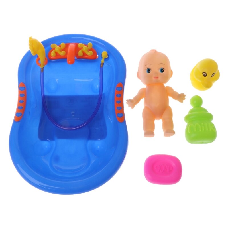Bad Met Baby Pop Bad Speelgoed Voor Kind Water Drijvende Speelgoed Vroege Educatief L4MC