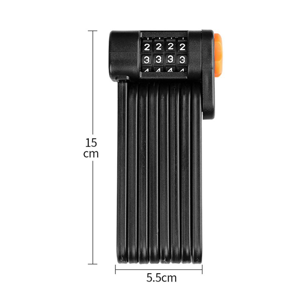 Bicycle Alloy Steel Folding Lock Anti-theft Lock Password Lock MTB Road Bike Lock Bike Accessories