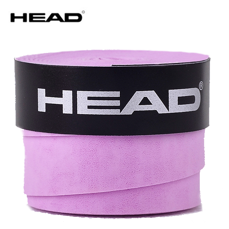 10 Pcs Original HEAD Tennis Overgrip Tennis Racket PU Tenis Sweatband antivibrador Grip Padel Tenis Raquete Padel Tennis Grip 10: Dry light purple