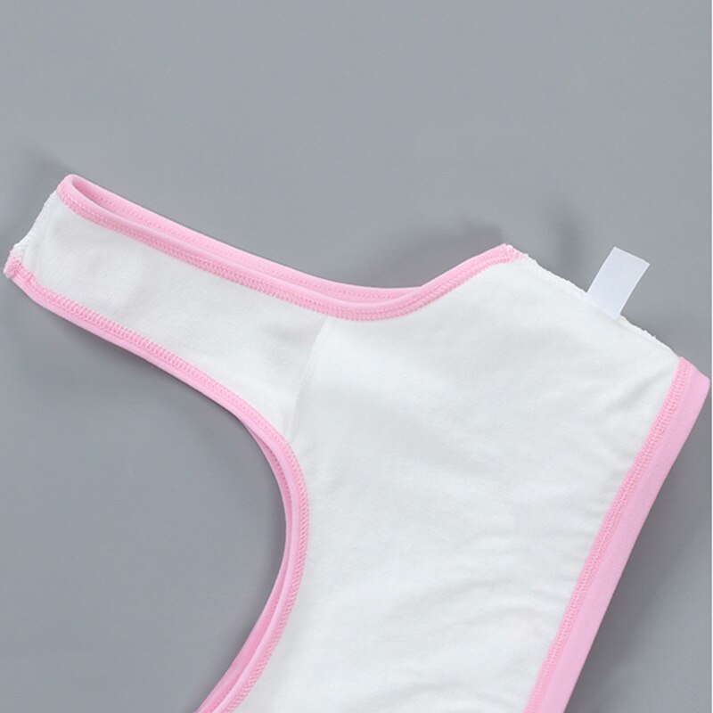 7-14 Years Teen bra girl Underwear vest Cotton Spandex Big Girl's Sport Adolescente Kids Underwear Letter Racerback Training