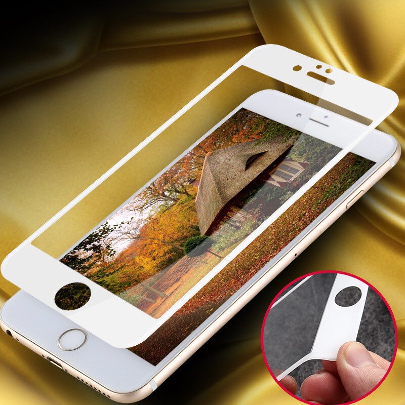 Solliciteer Iphone Gehard Membraan Volledige Dekking Van 3 D Zachte Rand Van Gehard Glas Membraan IPhone6sPlus Beschermende Film
