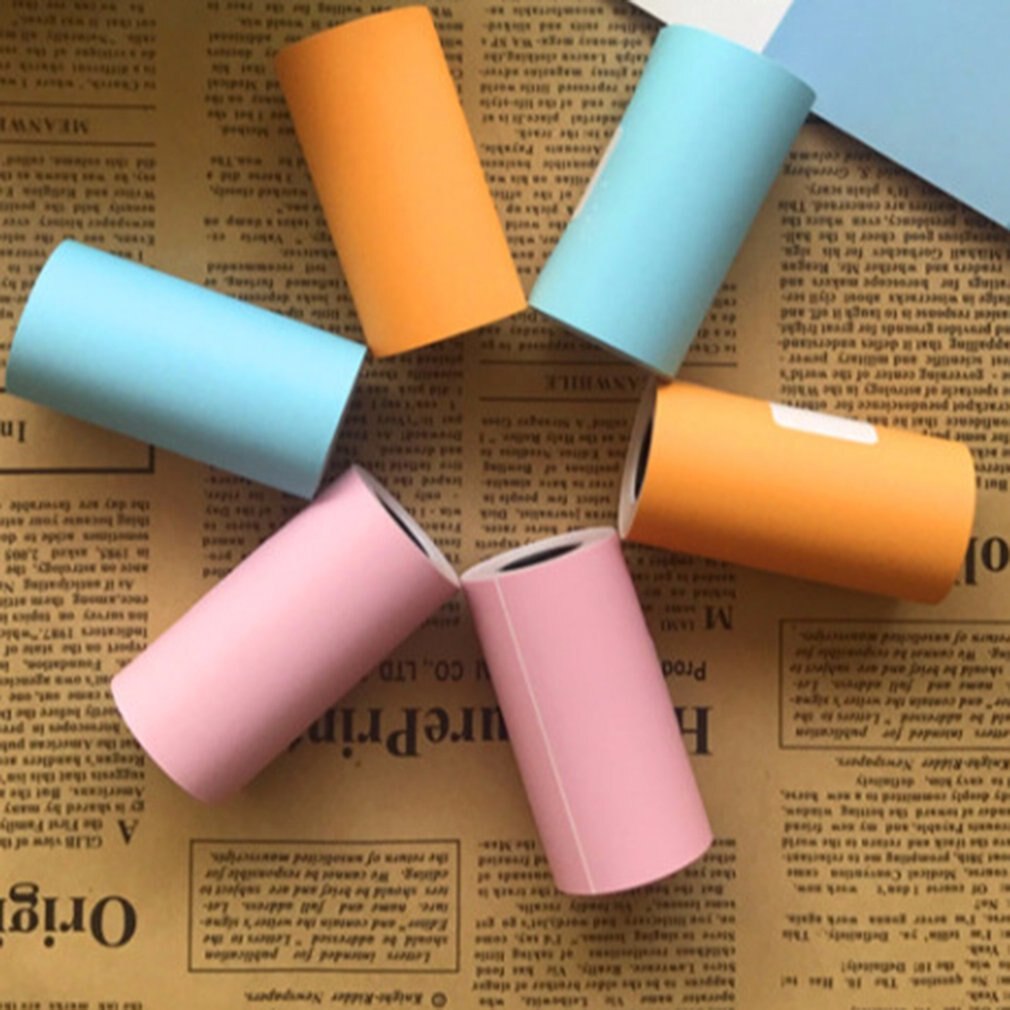 1 Rolls Direct Thermal Labels Roll 57*30mm Strong Adhesive Sticker Clear Printing for PeriPage A6 Pocket BT Thermal Printer