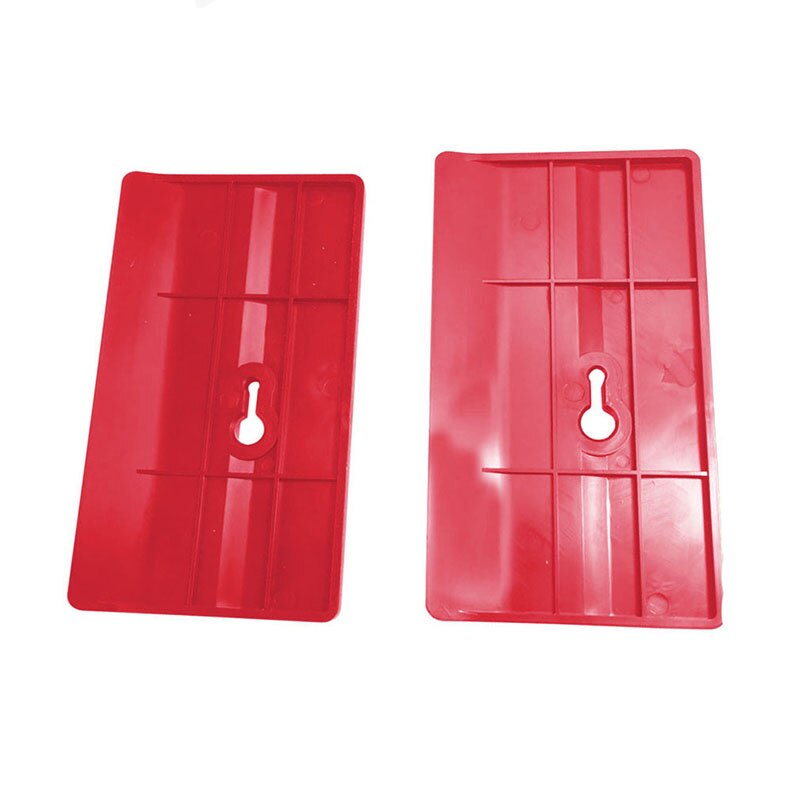 Fitting Tool Plasterboard Fixing Tool Room Ceiling Walls Decor Carpenter Tool Ceiling Positioning Plate 2PCS: red