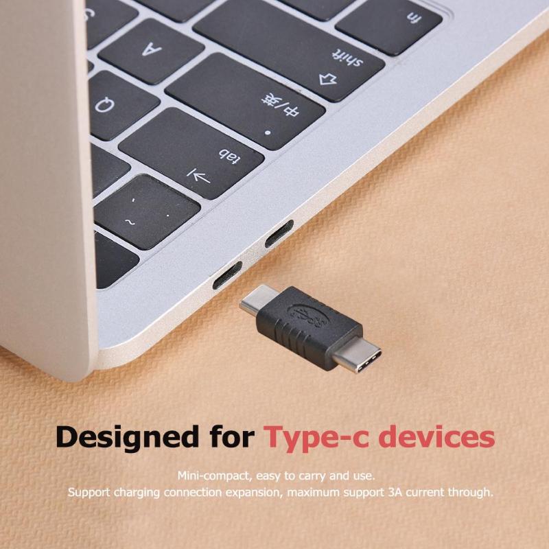 3Pcs Mini Type C USB-C Uitbreiding Coupler Adapter Mannelijke/Vrouwelijke Naar Mannelijke/Vrouwelijke Connector Plug Aansluiting stekkers Tot 10Gbps
