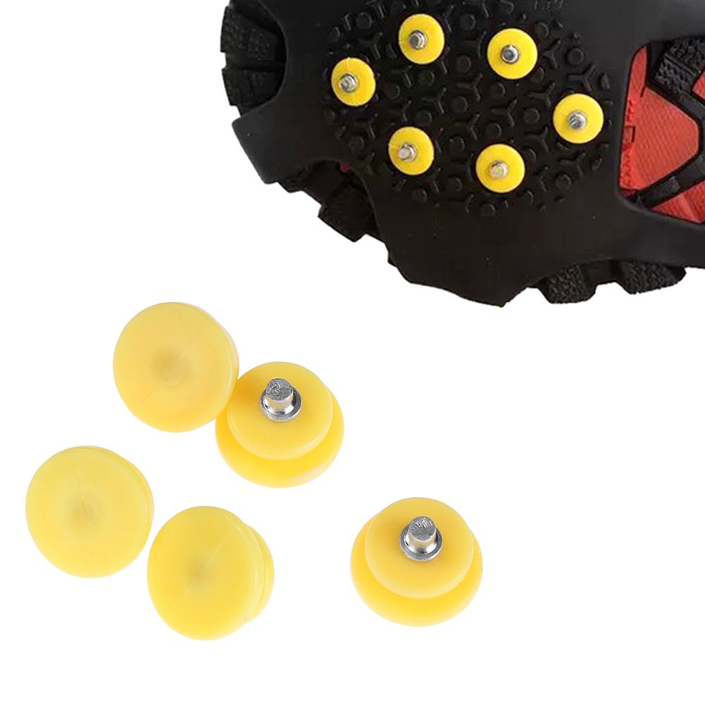 5 Pcs Sneeuw Ijs Klimmen Antislip Spikes Grips Schoenen Spikes Crampon Ice Grips Voor Sneeuw Weer Outdoor Werk