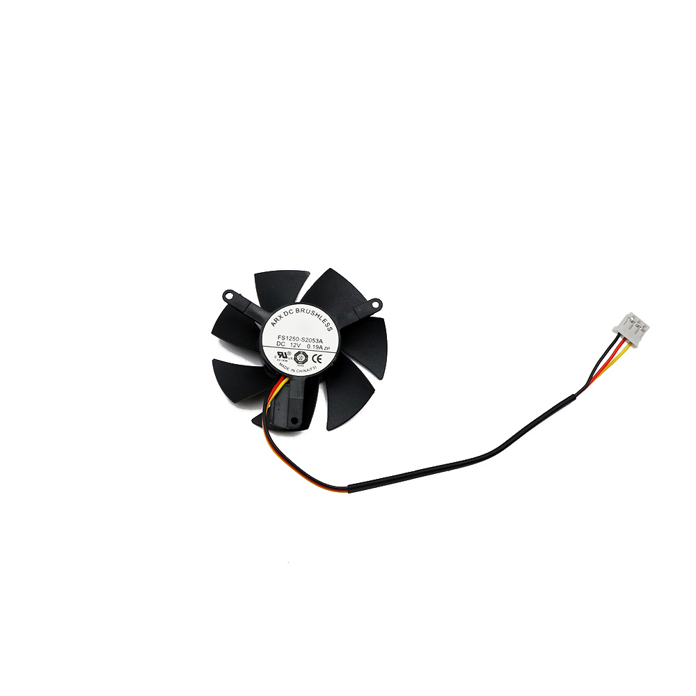 3Pin FS1250-S2053A GT 1030 FAN For GIGABYTE GTX 1050 Low Profile、GTX 1050TI Low Profile Video card cooling fan