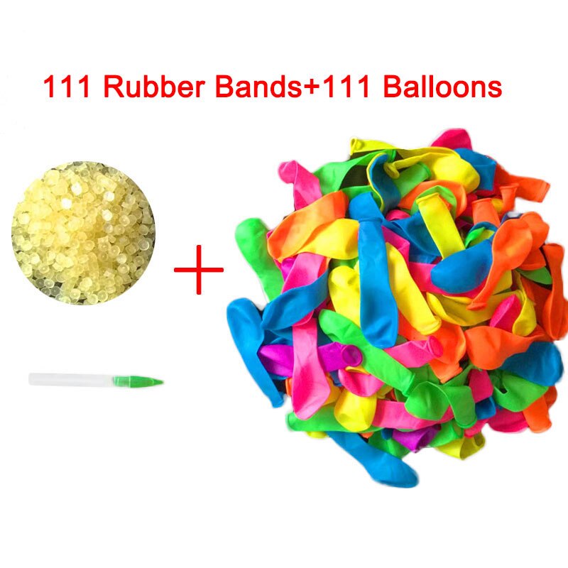 111Pcs Funny Water Ballonnen Speelgoed Magic Zomer Beach Party Outdoor Vullen Water Ballon Bommen Speelgoed Voor Kinderen Volwassen Kinderen