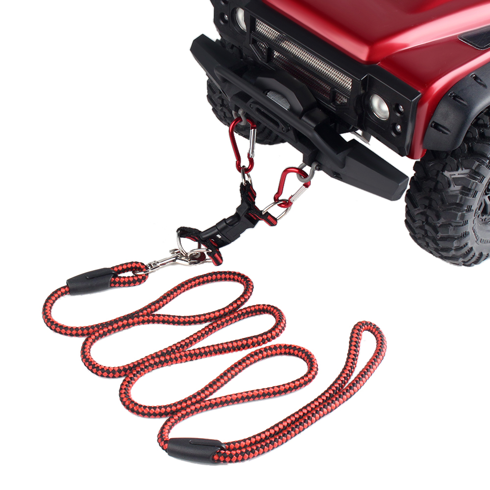 INJORA 1 SZTUK Lina holownicza z hakiem do 1:5 1:8 1:10 RC Car TRX4 E-REVO X-Maxx SUMMIT Axial SCX10 90046 WRAITH RR10