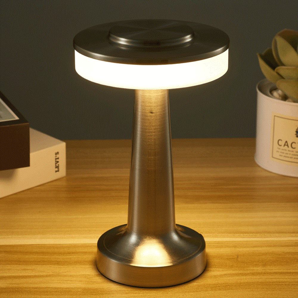 retro Bar Tisch Lampe LED Wiederaufladbare Schreibtisch Licht Zimmer Dekor Lampe Camping Luces Schlafzimmer Kaffee Dekoration Chambre Nacht Lichter