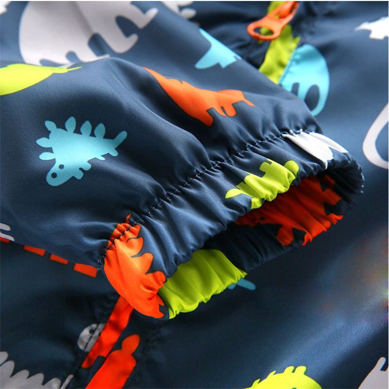 JW-Autumn Active Boys Jackets Coats Softshell Kids Children Windbreaker Jacket Baby Boy Hooded Coat