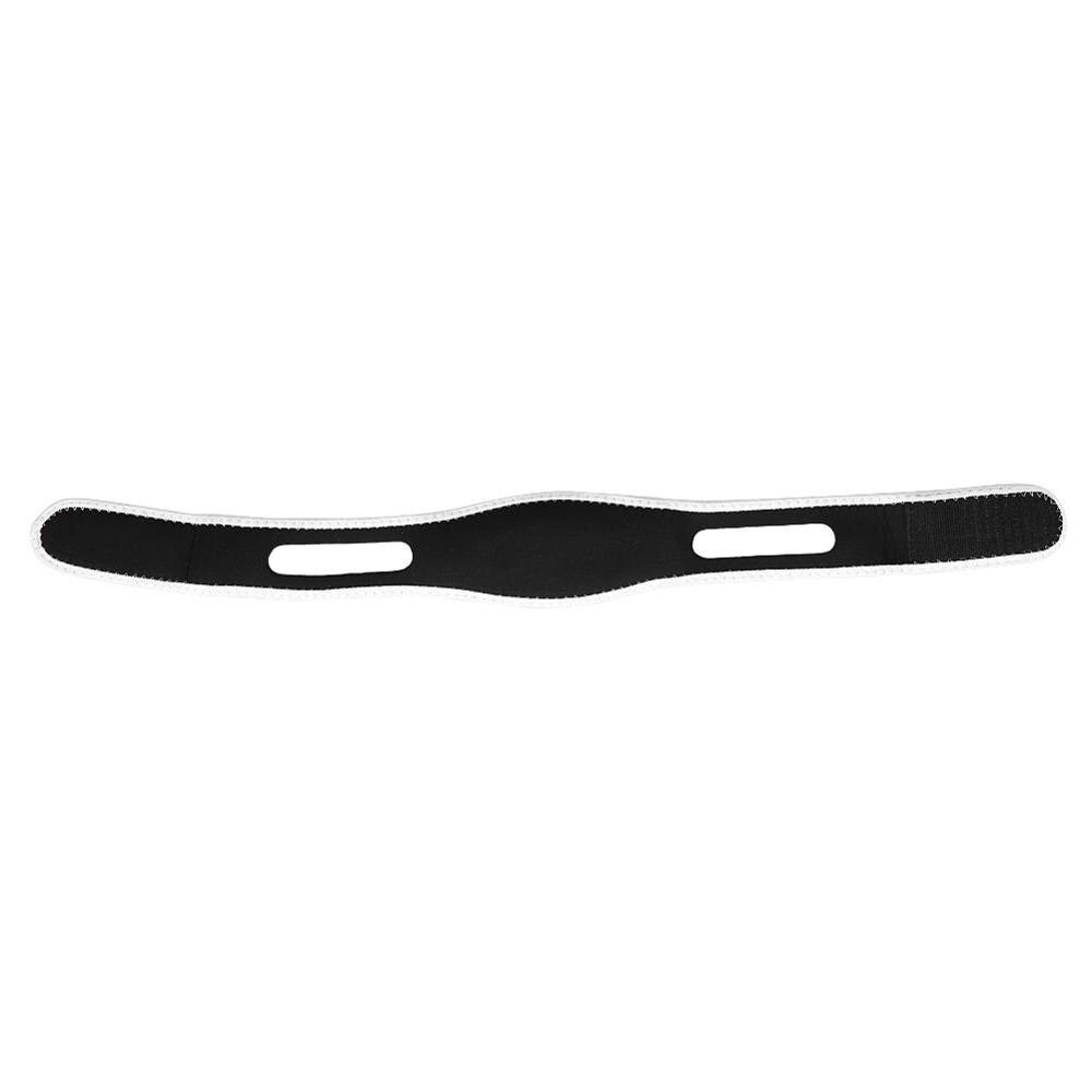 Anti snurk kinband riem delicate facelift 7 kleuren kin ondersteunende banden slanke massager slaap voorkomen snurken hoofdband ondersteuning: Wit