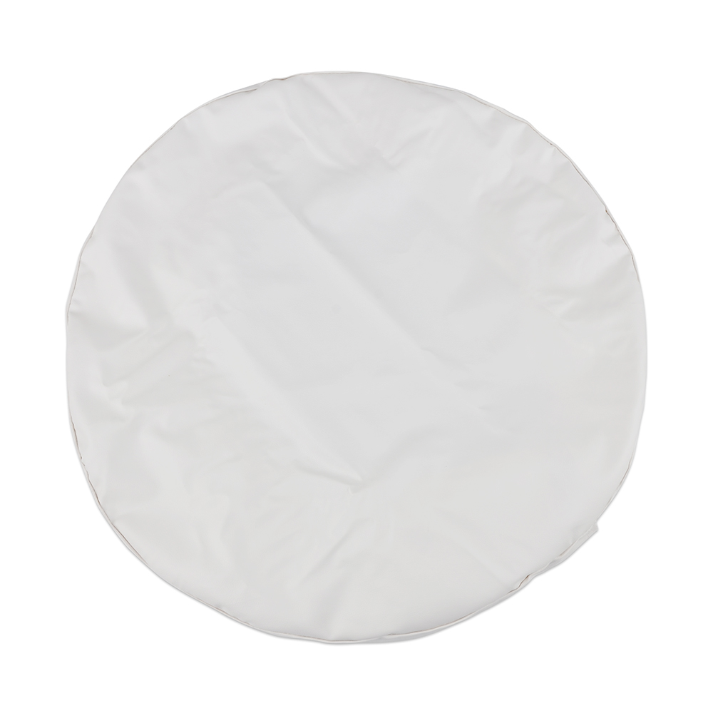 Universal Wheel Tire Cover White for 15" Spare Wheel Tire Heavy Duty Vinyl