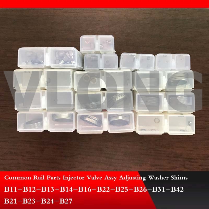 B16 (2.28 mm) Spring adjustment pad Common Rail Injector Adjusting Washers Shims Gasket Repair Kits B16 50 Pieces/Lot