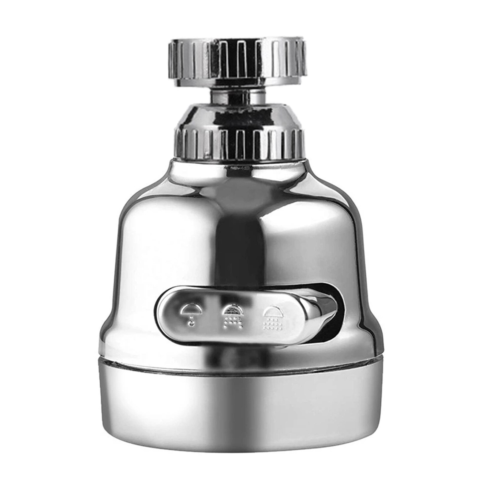 Kuchnia kran aerator 360 ° obrotowy zgięty woda perlator dyfuzor robić napowietrzacza filtr dyszy kranowej dysza prysznicowa złącze kranu: biały