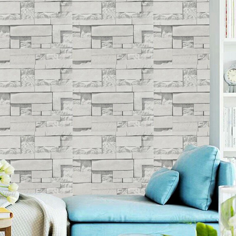 Steen Baksteen Panel Muur Sticker Home Decor Woonkamer Behang Voor Kinderen Kamers Zelfklevende Diy Art Mural