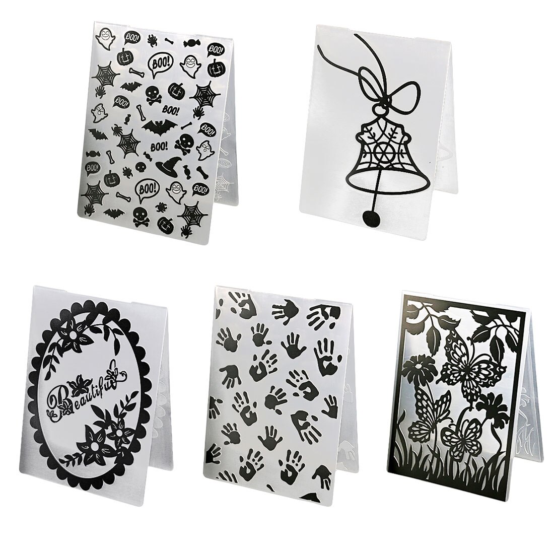 Embossing Folder Plastic Template Fondant Cake Photo Album Wedding Decor Craft Card Making Paper Card Scrapbooking