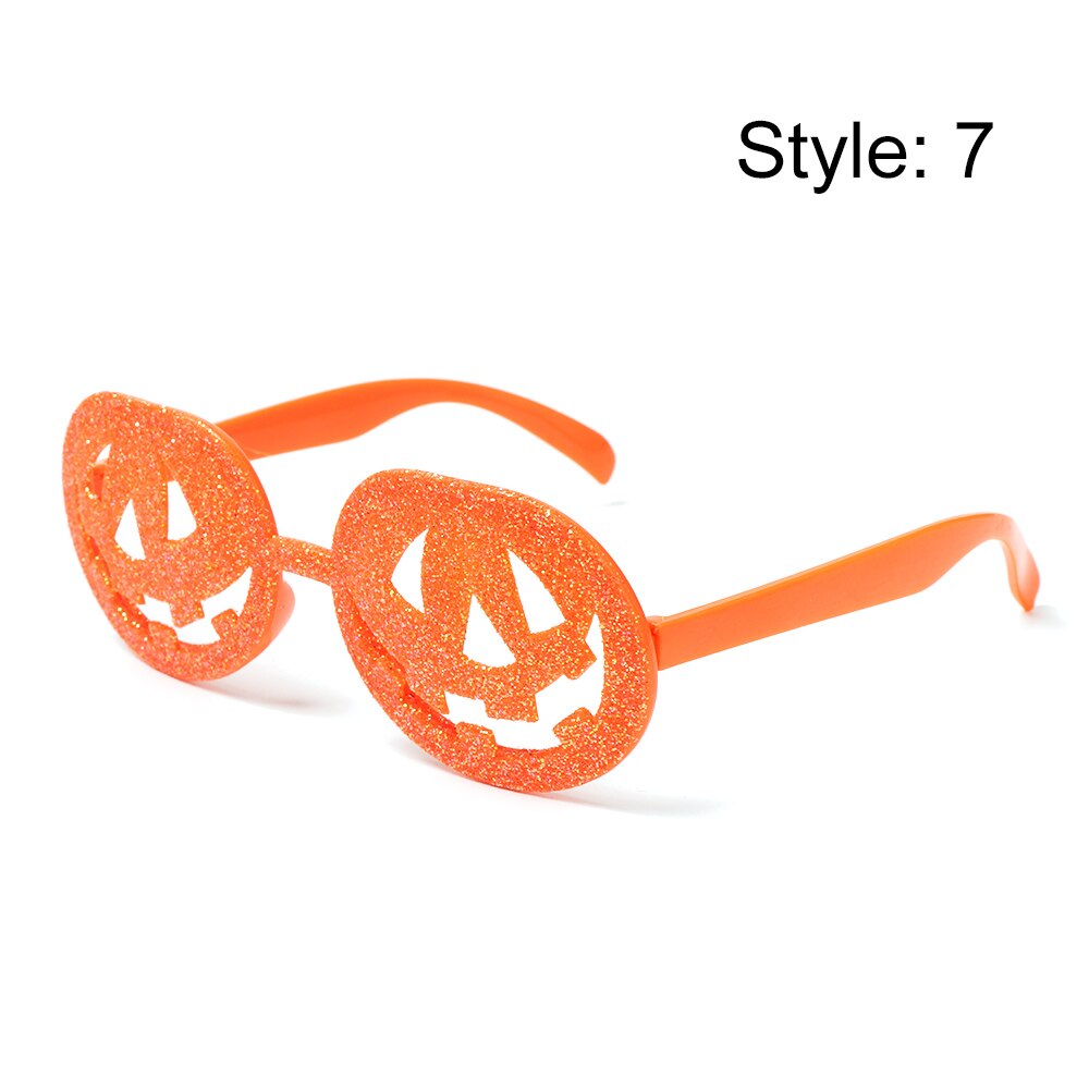 Masquerade Party Halloween Glasses Funny Pumpkin Skull Spider Web Glasses Scary Eyeball Halloween Decorations Glasses
