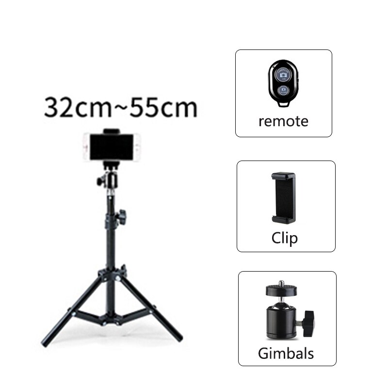 160/210Cm Statief Voor Telefoon Smartphone Statief... – Vicedeal