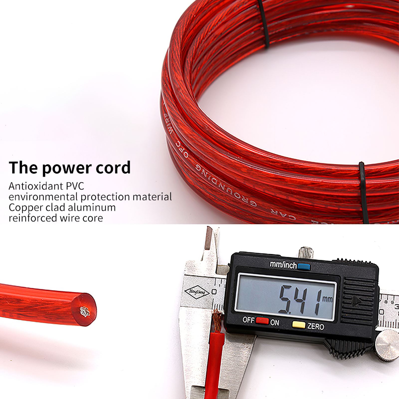 Car Amplifier Audio Subwoofer Cable Car Amplifier Power Cable Audio Speaker Wire Kit Amplifier Installation Wiring Set For Home