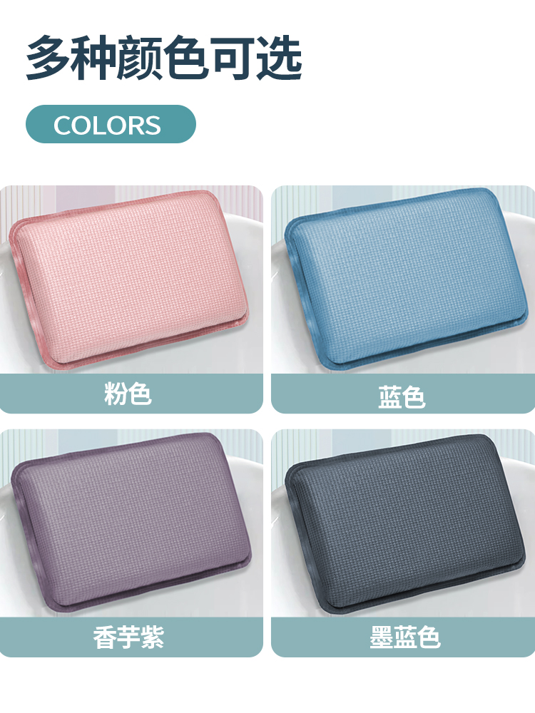 Almohada de baño para el hogar, Spa, baño, respaldo impermeable, cojín para bañera, accesorios de baño, reposacabezas, accesorios de Spa, reposacabezas Jacuzzi