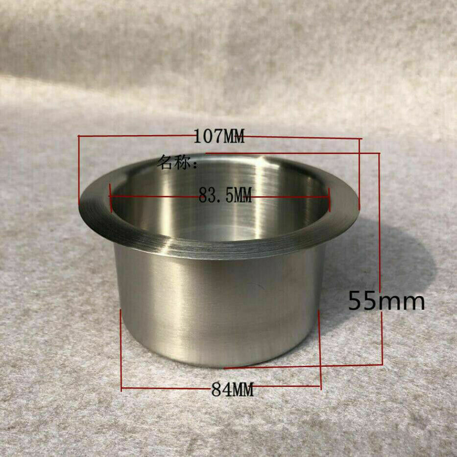 68mm/84MM 4PCS Universal Stainless Steel Recessed Cup Drink Holder for Marine Boat RV Camper Bottle Holder Rustproof